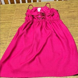 Motherhood Maternity Vibrant Pink Dress